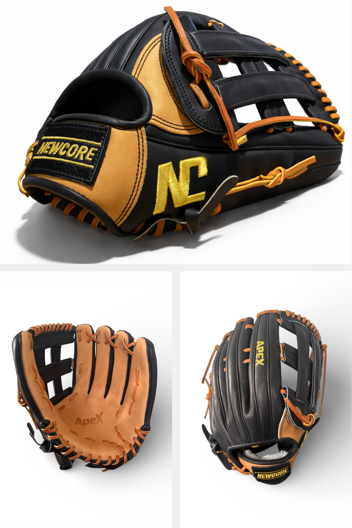 NewCore Apex Black Series Fielding Glove