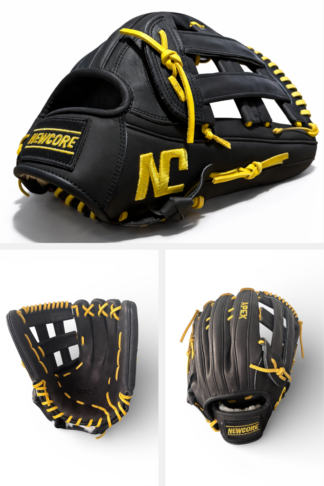 NewCore Apex Black Series Fielding Glove